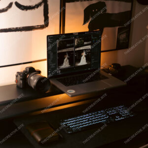 Parisian Photographer’s Desk With Cameras And Editing