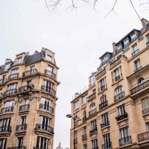 Elegant Parisian Buildings With Iron Balconies