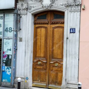 Paris Door Number 48 Vintage Entrance