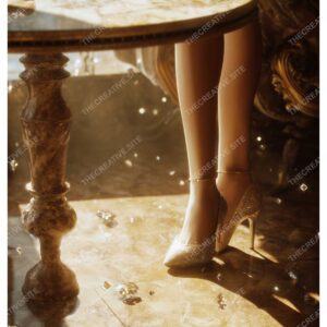 Sexy Legs Under the Table at Parisian Cafe