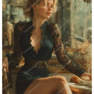 Chic Parisian Brunch & Pearls at the Café