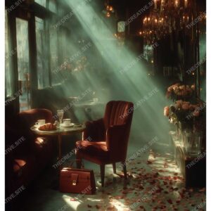Paris Cafe Sunlight Wall Poster