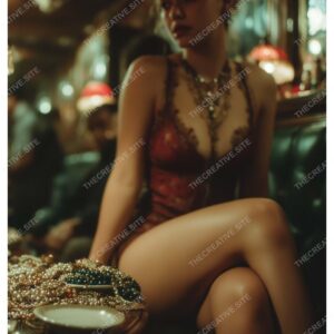 Paris Cafe Glamour Wall Poster