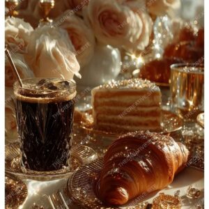 Paris Cafe Glitter Brunch