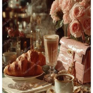 Paris Cafe Glitter Brunch