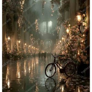 Floral Bicycle in Greenland Paris Fantasy Palace