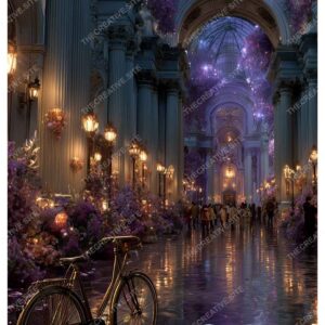 Floral Bicycle in Greenland Paris Fantasy Palace