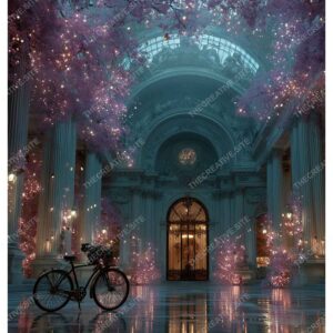 Floral Bicycle in Greenland Paris Fantasy Palace